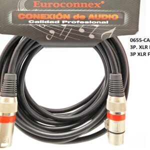 CABO AUDIO XLR-3-FEMEA/XLR-3-MACHO 5MT - Image 1