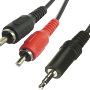 CABO AUDIO JACK3,5-ST-M/2xRCA Macho 3M - Image 1