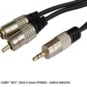 CABO AUDIO 2xRCAM/2xRCA-M/OFC-1 5mts - Image 1