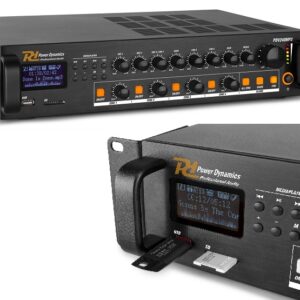 AMPLIFICADOR 240W Tuner FM/USB/SD 4-ZONAS C/Volume - Image 1