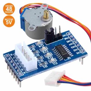 MOTOR PASSO 5VDC/48P. C/PLACA REDUTORA