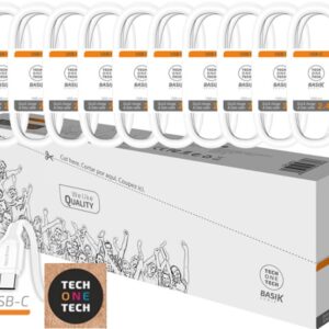 CABO NYLON USB-C 2.4A TECH ONE TECH (1pcs) - Image 1