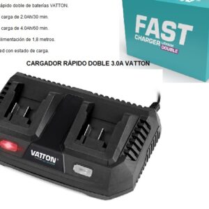 CARREGADOR BATERIAS 20V 3.0A(2-BAT) - Image 1