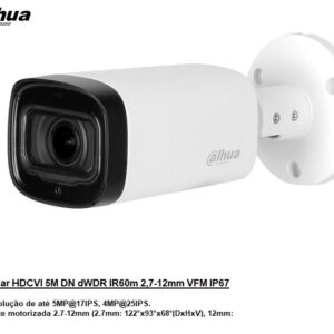 CAMARA BULET 5Mpx MTZ HD-CVI mtz 2.7-12mm60M