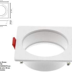 ARO P/LAMPADA G-10 BRANCO - Image 1