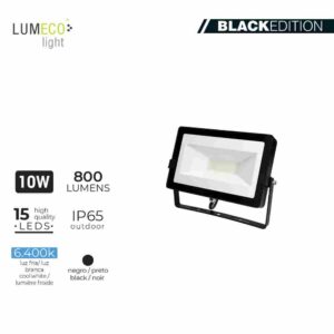 PROJECTOR LED 10W 6400K/IP65/BLACK - Image 1