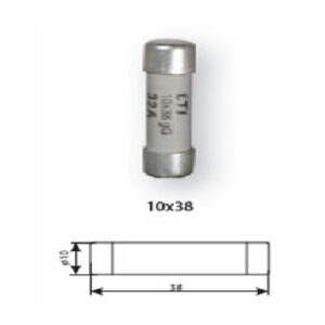 FUSIVEL CERAMICO aM 2A 500VAC 10X38mm - Image 1