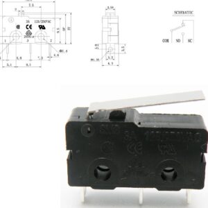 MICRO-SWITCH 250V-3As/PAT/0N-0N(SPDT) - Image 1