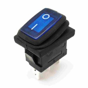 INTERRUPTOR 250V/6A-ON-OF/RET/IP44/Azul - Image 1