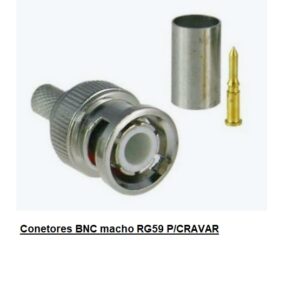 FICHA BNC MACHO-50R/RG59 (CRAVAR) - Image 1