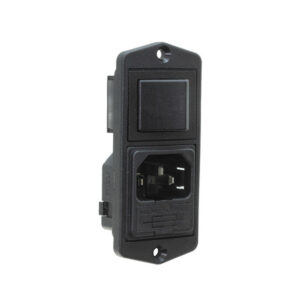 TOMADA IEC 10A CHASSI VERT.INT+SUP.FUZ. - Image 1