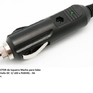 FICHA ISQUEIRO MACHO 12-24V EXTENÇÃO - Image 1