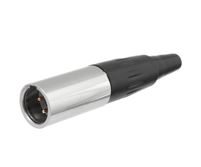 F.CANON MINI XLR-3p MACHO-EXTENÇÃO