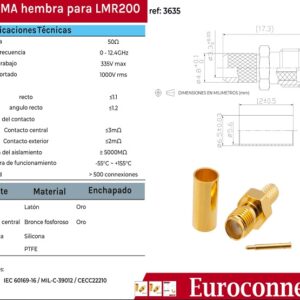 FICHA.SMA FEMEA-INVERSO Cravar RG-58 - Image 1