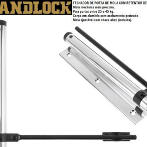FECHA-PORTAS HANDLOCK PRATA - Image 1