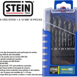 KIT-19-BROCA-HSS 1-10MM/DIN338 P/METAL - Image 1