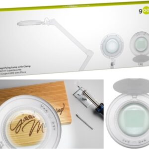 CANDEEIRO c/LUPA127mm 3-xDiop LED 10W 3500-6500K p/Bancada - Image 1
