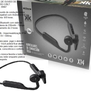 AURICULAR STEREO SPORT/ Bluetooth PRETO - Image 1