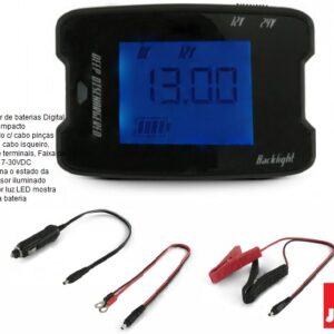 TESTADOR BATERIAS12-24V DIGITAL VOLT/AMPERES - Image 1