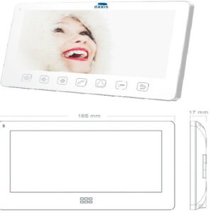 M0NITOR LCD-7" P/VIDEOPORTEIRO FLAT