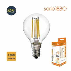 LAMPADA E-14 230V LED 4W/3200K/CRISTAL - Image 1