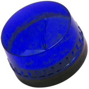 SINALIZADOR 12V LED INTERMITENTE AZUL 72X63MM - Image 1