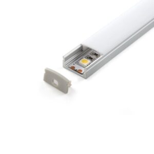 PERFIL ALUM."U"+ACRILICO 2M(17x7MM)OPACO - Image 1