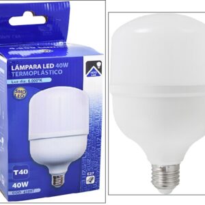 LAMPADA E-27 230V 40W 6000K TERMOPLASTICA - Image 1