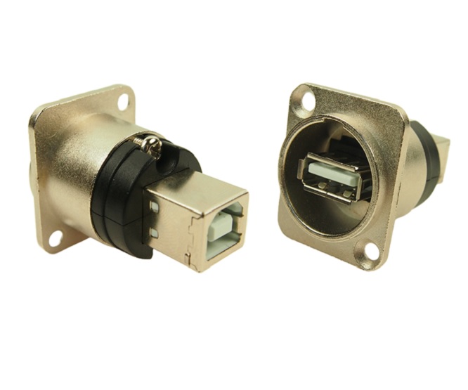 FICHA USB-A FEMEA/USB-B FEMEA PAINEL CP30110