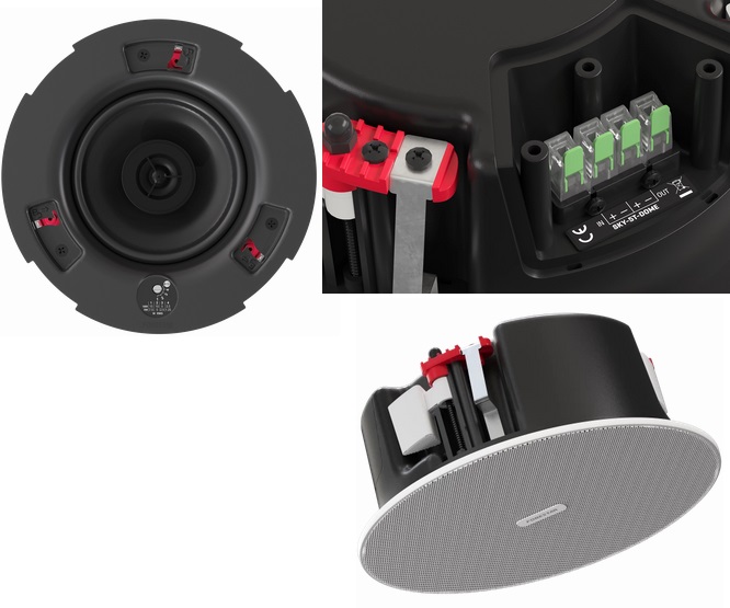 COLUNA EMBUTIR 5``20W/8R TRF.100V W+TWEETER BRANCA