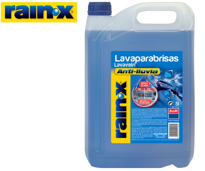 LÍQUIDO LIMPA PARA-BRISAS ANTICHUVA 5L RAINX