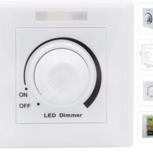 REGULADOR-DIMMER 250Vac 0-10V 87X87X54 mm - Image 1