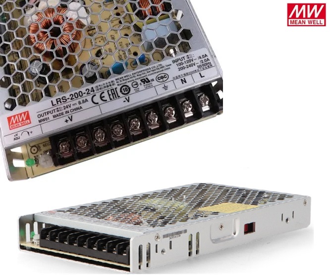 FONTE de Alimentação 230V/24V 17A 200W IP20 LRS-200-24