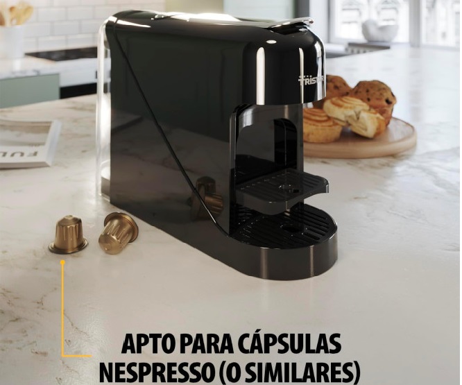 MAQUINA DE CAFE DE CAPSULAS 0,8L 1400W