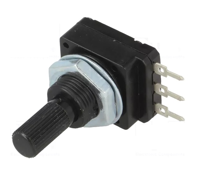 POTENCIOMETRO ROTATIVO 10K de carbono 1VOLTA