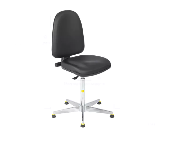 Cadeira ESD 460x430mm 580÷830mm preta