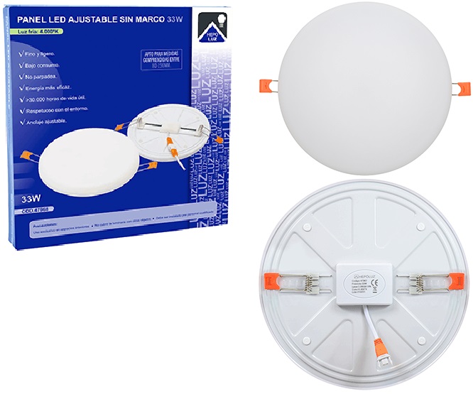 DOWNLIGHT-230V 33W 4000K AJUSTAVEL/TETO