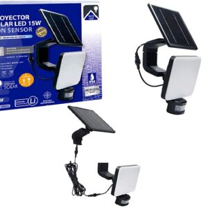 Projetor solar LED com sensor 15W 3CCT - Image 1