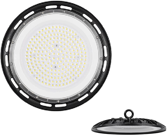 CAMPANULA-LED-230V 200W 6000K REDONDO LENTE