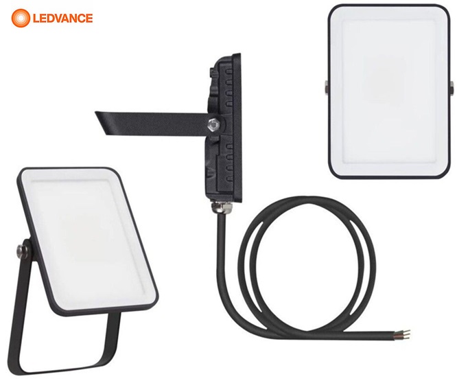 PROJETOR 230V 50W 4000K 4250Lm IP65 (Ledvance) PRETO
