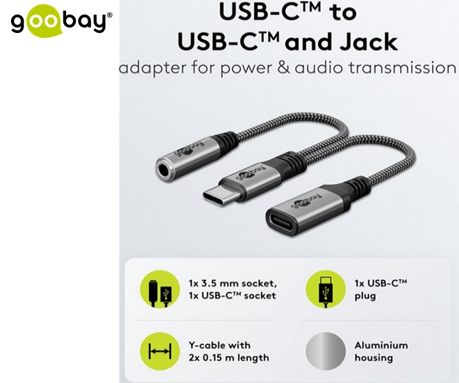 CONVERSOR USB-C™/HDMI Adapter (4k 60 Hz)+USB-C