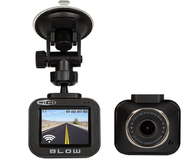 Câmara Vigilância Full HD 12MP P/ Auto 2`` LCD 120º WIFI BLOW