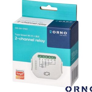 Módulo Relé 2 Canais 2300W 10A WiFi+BT Tuya ORNO
