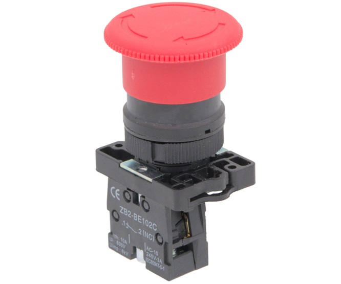 interruptor emergência c/Botão [Ø40mm, 22mm]; 1x1NC