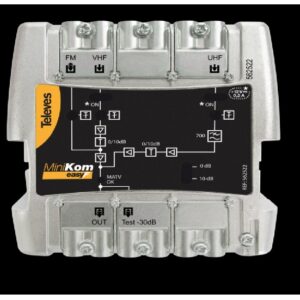 CENTRAL AMPLIFICADORA MINIKOM 3E/1S FM-V-U-U-FI - Image 1