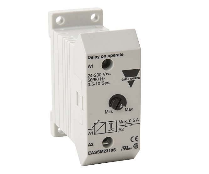 Temporizador 24-230V ac/dc 2 contactos SPST tempo 0.5-10s EASSM2310S
