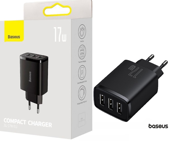 CARREGADOR 230V-USB-A/CABO USB-C18W BRANCO