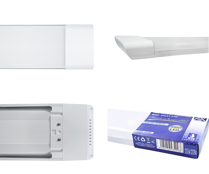 APLIQUE ESTANQUE 54W 6000K 5200 lumen IP20 200x75x25mm