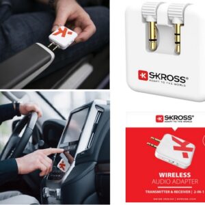 Adaptador Bluetooth c/2 fichas JACK3,5mm/1xMono 1xEstéreo - Image 1
