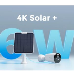 CAMERA WIFI-IP 4K 8Mp 2,4/5 GHZ+PAINEL SOLAR REOLINK